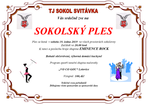 Sokolský ples 2019