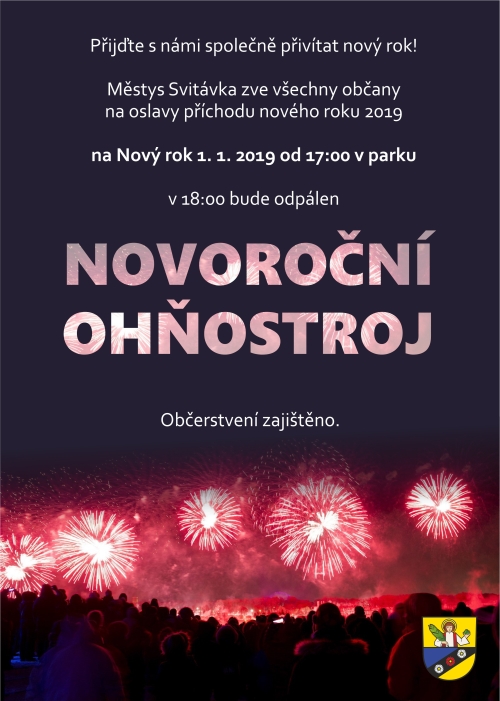 Novoroční ohňostroj 2019