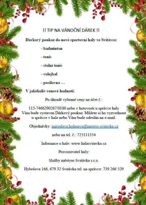 Tip na vánoční dárek