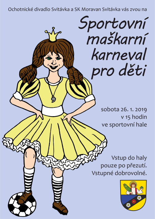 Sportovní maškarní karneval pro děti