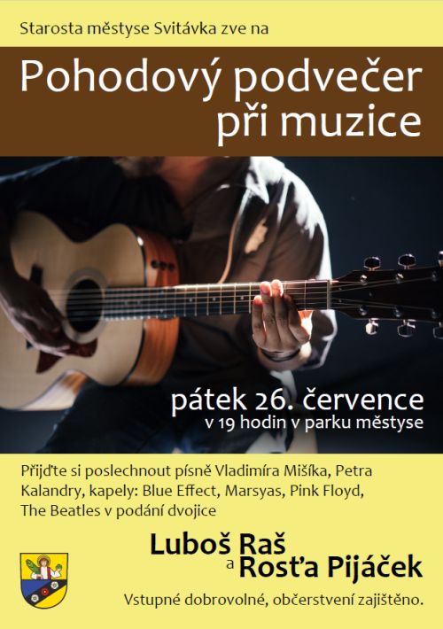 Pohodový podvečer při muzice