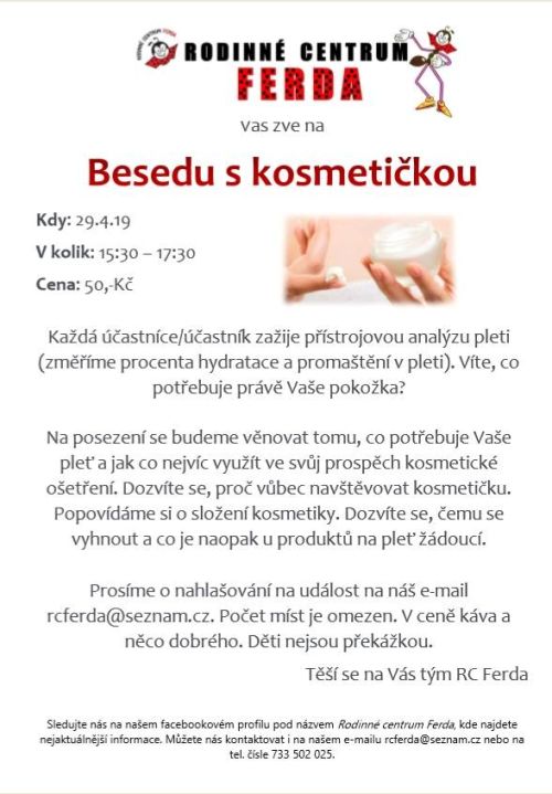 Beseda s kosmetičkou