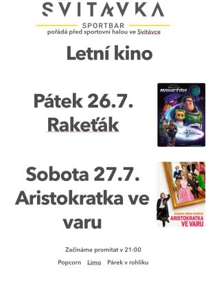 Letní kino ve u Sportovní haly 1