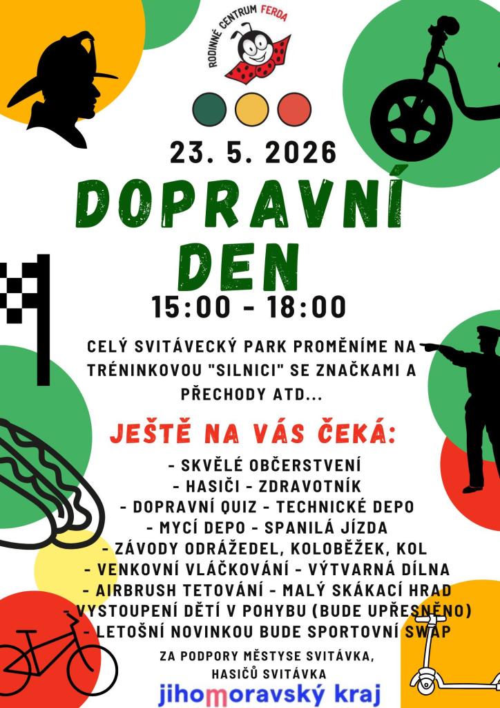 Dopravní akce v parku